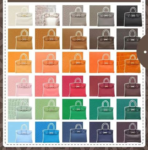 all hermes birkin colors|hermes birkin colors 2021.